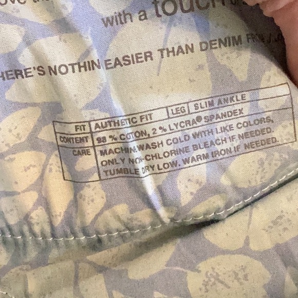 J Jill Authentic Fit Slim Ankle Denim blue Jeans, women’s size 6 - Picture 7 of 16